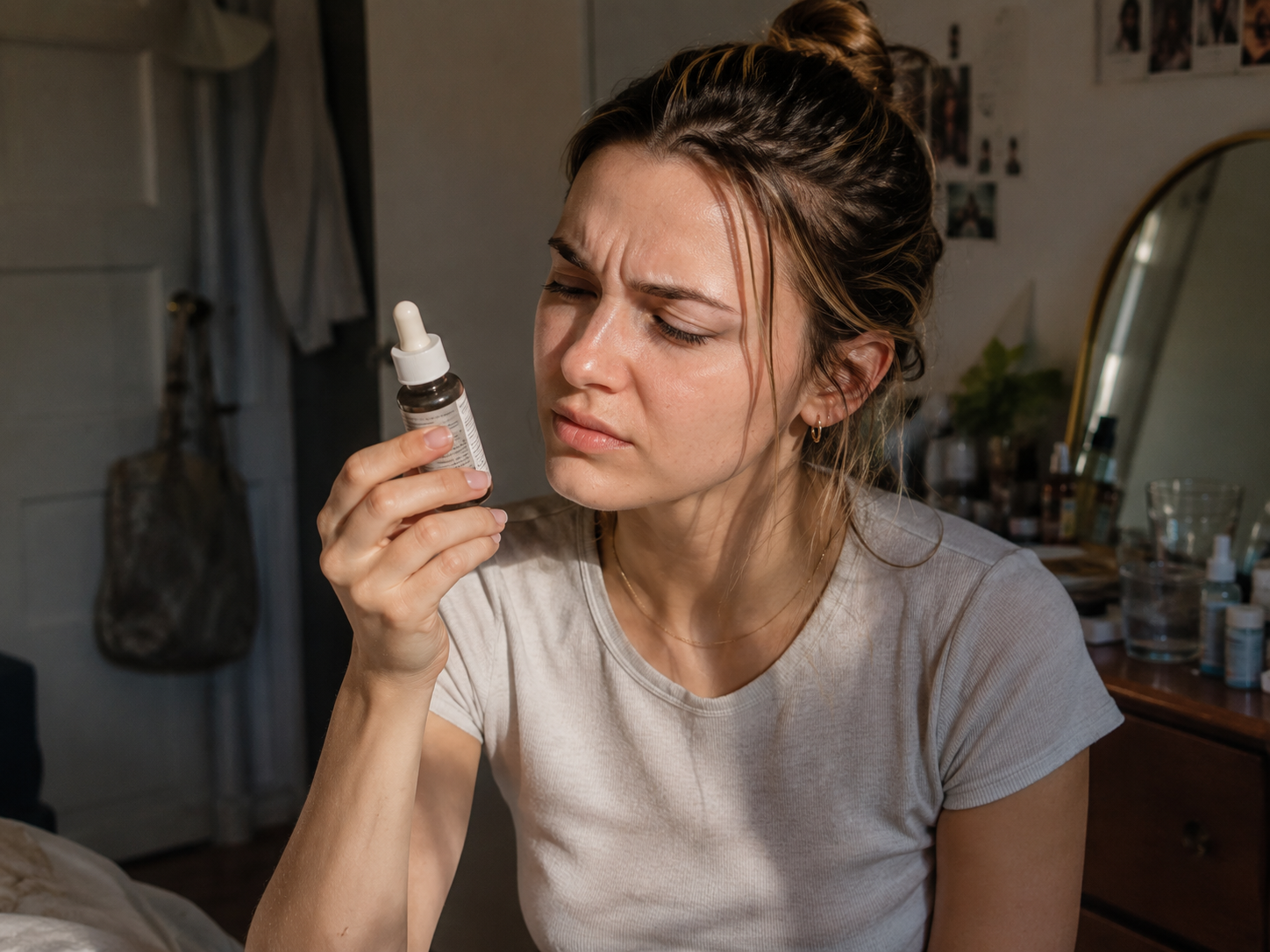 A skincare product with niacinamide