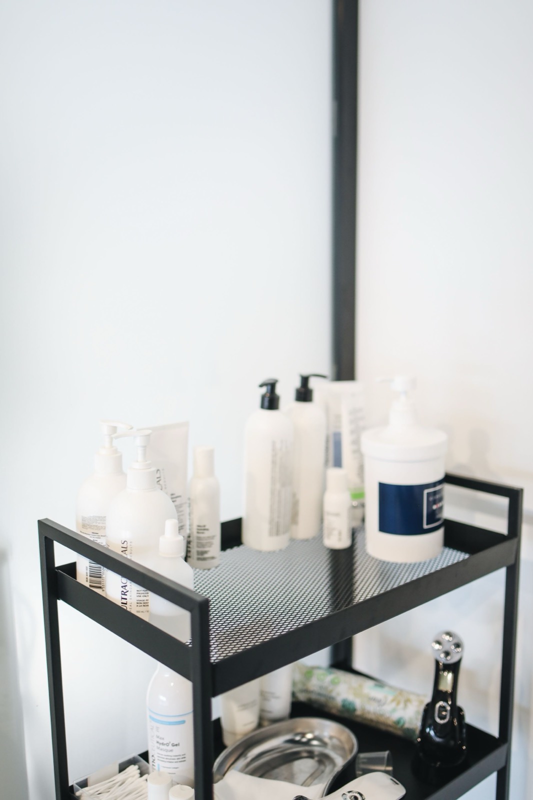 A phone scanning a skincare product and showing its ingredients